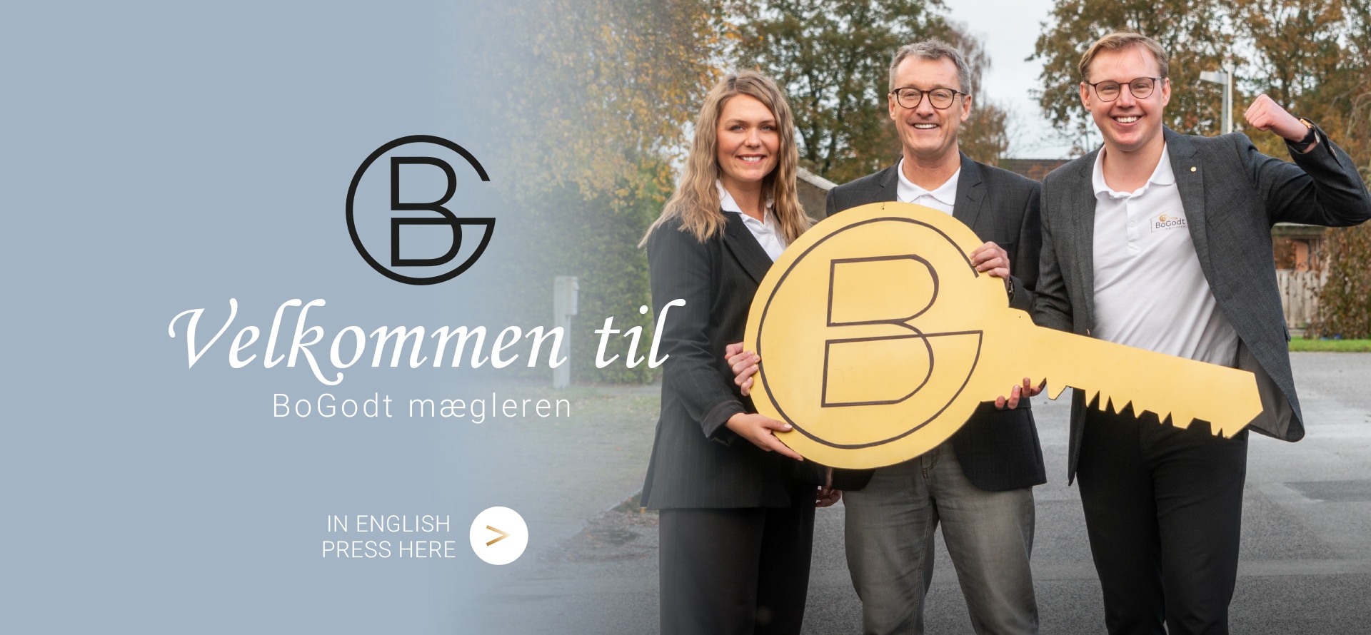 Velkommen til BoGodt mægleren - din lokale ejendomsmægler i Billund - afslappet og trygt ejendomsmæglerfirma i Billund, Grindsted & omegn, hvor ærlighed er i højsædet